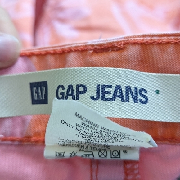 Gap Retro Hawaiian Floral Print Mini Skirt Sz 6 - Picture 9 of 11